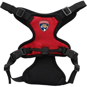 Littlearth Unisex-Adult NHL Florida Panthers Front Clip Pet Harness, Team Color, Medium