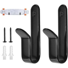 2Pcs Snowboard Wall Rack Snowboard Wall Mount Clips Horizontal Skateboard Wall Mount Display Rack Snowboard Storage for Room, Garage