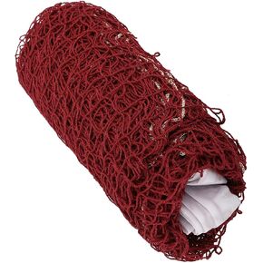 VGEBY1 Badminton Net, Adjustable Foldable Training Badminton Regulation Nets, Badminton Training Mesh for Outdoor Sports(Jujube Red)