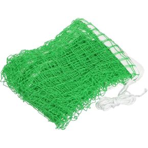 Foldable Badminton Net - Portable Badminton Durable Badminton Replacement Polypropylene Net with Box for Indoor Outdoor Backyard (20x2.5Ft, Green)