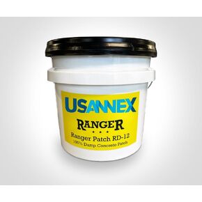 Concrete Patch - Repair Cracked, Potholed & Pitted Concrete Areas in Basements, Garages & Industrial Facilities - Highly Chemical & Impact Resistant, Will Not Shrink - 12-24 Hr Waiting Time