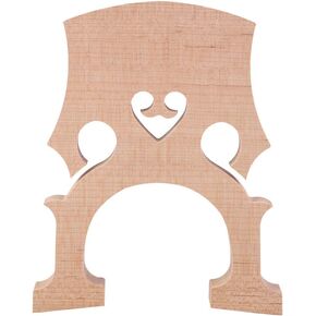 Cello Bridge Maple Wood 1/2 1/4 1/8 Cello Bridge Replacement Parts Instrument Accessory (1/2)