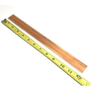 110 Copper Flat Bar 1/4" x 1" x 12" Long->Copper Bus Bar