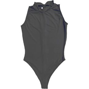 LinvMe Women's Sexy Bodysuit Thong Leotard Sleeveless Lingerie in Kuwait
