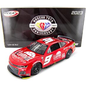 Chase Elliott Elite 2023 Darlington Throwback to 2001 Bill Elliott Diecast Car 1:24 Scale