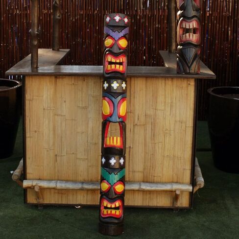 Forever Bamboo 60" Tiki Mask Wall Décor in Saudi Arabia