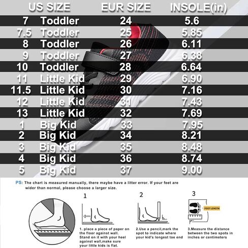 Raoendis Boys Girls Sneakers Kids Shoes Lightweight Breathable Athletic Running Tennis Fitness Shoes for Unisex Toddler/Little Kid/Big Kid in Kuwait
