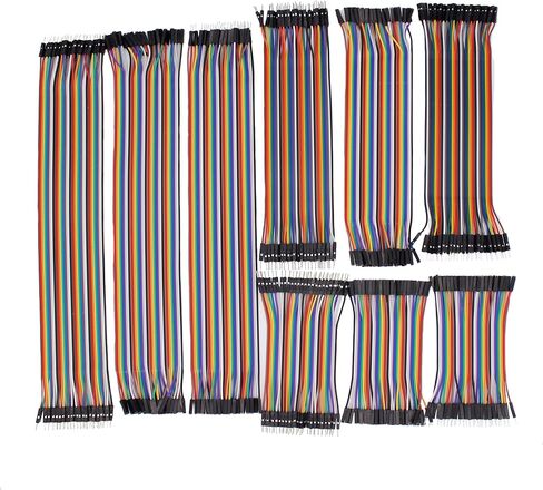 Multicolored Breadboard Jumper Wire Dupont Kit for Arduino, Raspberry Pi (120 Wires - 20CM - 8INCH) in Saudi Arabia