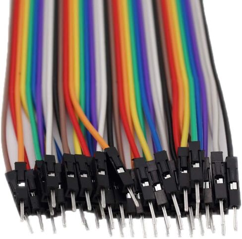 Multicolored Breadboard Jumper Wire Dupont Kit for Arduino, Raspberry Pi (120 Wires - 20CM - 8INCH) in Saudi Arabia