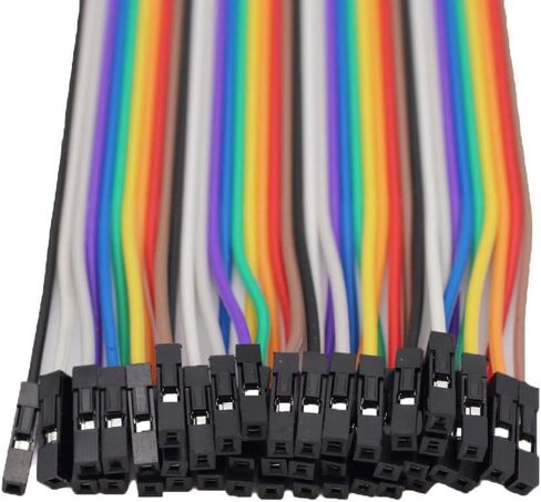 Multicolored Breadboard Jumper Wire Dupont Kit for Arduino, Raspberry Pi (120 Wires - 20CM - 8INCH) in Saudi Arabia