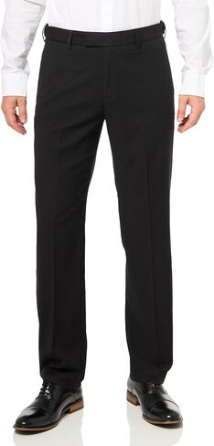 Savane Men's Performance Gabardine Dress Pant With Expandable Waistband, Flat Front No Iron Stretch Fabric in Saudi Arabia
