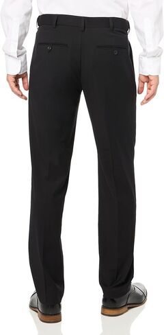 Savane Men's Performance Gabardine Dress Pant With Expandable Waistband, Flat Front No Iron Stretch Fabric in Saudi Arabia