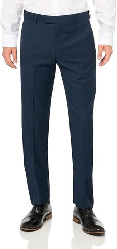 Savane Men's Performance Gabardine Dress Pant With Expandable Waistband, Flat Front No Iron Stretch Fabric in Saudi Arabia