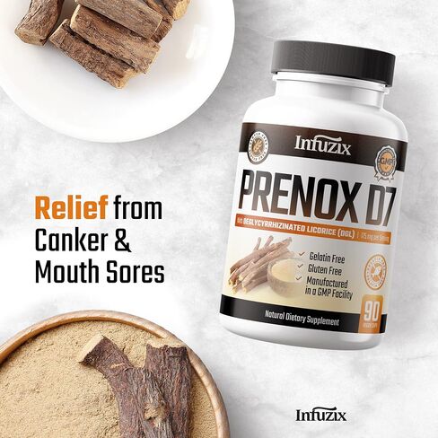 يعد مكمل Canker Sore Supplement Prenox D7 هو العلاج النهائي للتخفيف من تقرحات الفم وتقرحات الفم على لثتك، وبين الأسنان، وعلى لسانك، وداخل خديك. in Kuwait