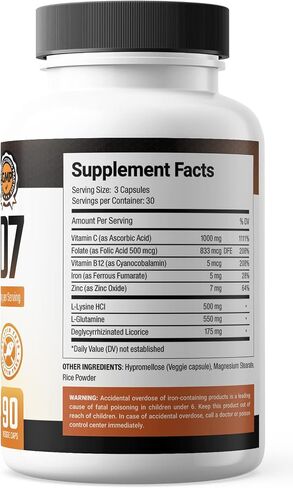 يعد مكمل Canker Sore Supplement Prenox D7 هو العلاج النهائي للتخفيف من تقرحات الفم وتقرحات الفم على لثتك، وبين الأسنان، وعلى لسانك، وداخل خديك. in Kuwait