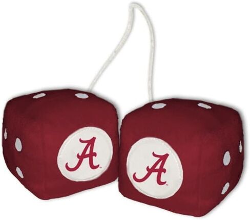 Alabama Crimson Tide Fuzzy Dice in Saudi Arabia