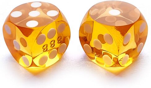 Bescon Dice Professional Small Precision Dice 12.7mm (1/2 inch) with Random Serial Number, Mini Precision Cut Dice 12.7MM Gem Blue in Saudi Arabia