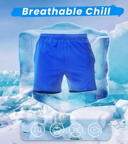 Nepest Men’s Running Athletic Shorts with Zipper Pockets 5 Inch Inseam Linerless Dry Fit Drawstring Workout Gym Shorts in Saudi Arabia