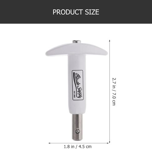 PRETYZOOM مزيل لوح التزلج محور السكوتر وظيفة عجلة التفكيك والهدم القابلة للفصل، أداة سحب تحمل صغيرة للتزلج، أداة خطف الضغط، سائق العظام البيضاء، ملكة جمال الفولاذ المقاوم للصدأ in Kuwait