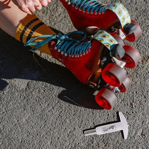 PRETYZOOM مزيل لوح التزلج محور السكوتر وظيفة عجلة التفكيك والهدم القابلة للفصل، أداة سحب تحمل صغيرة للتزلج، أداة خطف الضغط، سائق العظام البيضاء، ملكة جمال الفولاذ المقاوم للصدأ in Kuwait