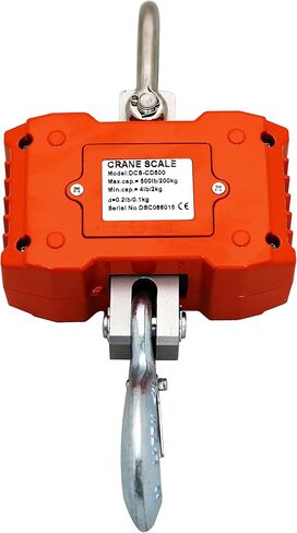Digital Crane Scale, DCS-ER 2000lb 1000kg Heavy Duty Compact Hanging Scale LED Display for Farm Factory in Saudi Arabia