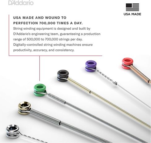 D’Addario EXP16 Coated Phosphor Bronze Acoustic Guitar Strings, Light, 12-53 – Offers a Warm, Bright and Well-Balanced Acoustic Tone and 4x Longer Life - With NY Steel for Strength and Pitch Stability in Saudi Arabia