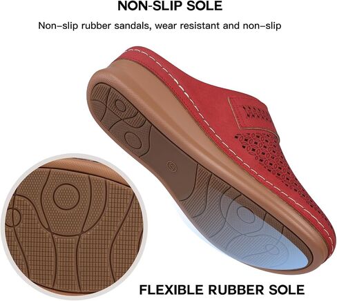 TEMOFON Clogs for Women Slip on Mules: Comfortable Soft Garden Clogs Footbed Dressy Platform Sandals in Saudi Arabia