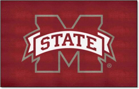 FANMATS 2096 Mississippi State Bulldogs Baseball Shaped Accent Rug - 27in. Diameter in Saudi Arabia