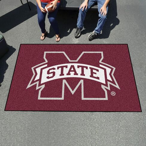 FANMATS 2096 Mississippi State Bulldogs Baseball Shaped Accent Rug - 27in. Diameter in Saudi Arabia