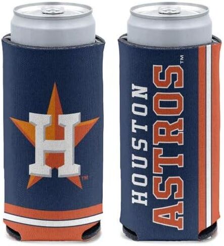 Wincraft MLB Houston Astros Slim Can Cooler، ألوان الفريق، مقاس واحد in Saudi Arabia