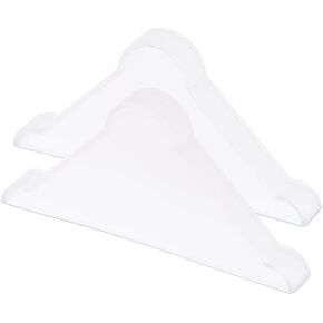 FEIYING 50PCS Triple Corner Protectors for Mirror/Glass/Metal Sheets Table Corner Protector Cushion (4.3 X 35 mm)