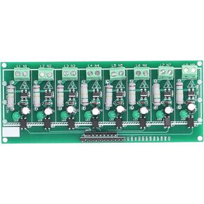 Optocoupler Isolation Board 8 Channel PLC 24Vb Voltage Detection Module Level Conversion Board 220V AC for MCU Testing