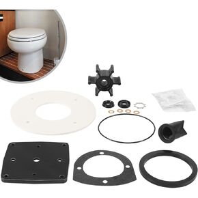 Replacement for Jabsco 37040-0000 Marine Toilet Service Kit Fit for Jabsco 37010 Series & PAR 37 Series Marine Toilets Including Wear Plate Kit, Joker Valve