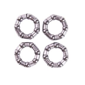 Bike Ball Bearing, Bike Rear Hub Bearing Repair,Replacement Mountain Bike Parts Accessories, 5/21"" x 7 Balls, 4 pcs Bicycle Rear axle Bearings