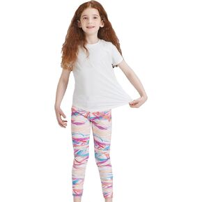KID1234 Girls Rash Guard 2-Piece Swimsuit Set Short Sleeve Quick Dry with UPF 50+ Sun Protection