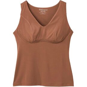 Silvert's Adaptive Clothing & Footwear Breast Nest Wire-Free Bra Camisole Vest - Comfort Bra for Advanced Age Women