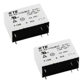 2Pcs OZ-SS-112LM1F 12VDC 16A 6Pins Normally Open Power Relay Resistant 105 Celsius