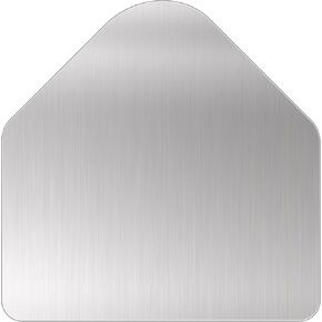 Premium 316 Stainless Steel Boat Keel Guard & Bow Protector, Expertly Designed, 9.9''*9.9'' with 3M HVB Adhesive - A Must-Have for Ships and Yachts