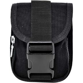 Palantic Scuba Diving Drop-Bottom Trim BCD Weight Pocket with QR Buckles, Pair, Black, One Size
