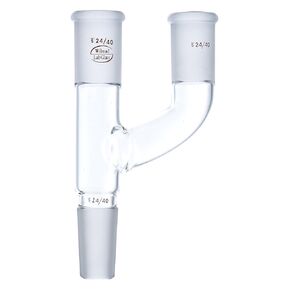 Wilmad-LabGlass LG-1550-200 Three-Way Claisen Adapter, Standard Taper 24/40