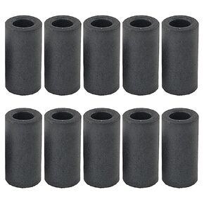 YOKIVE 10 Pcs Toroid Ferrite Core, Ferrite Rings Toroid Core Iron, Good for Filters Coils, Power Transformers (Dark Grey, 14mm x 8mm x 28mm)