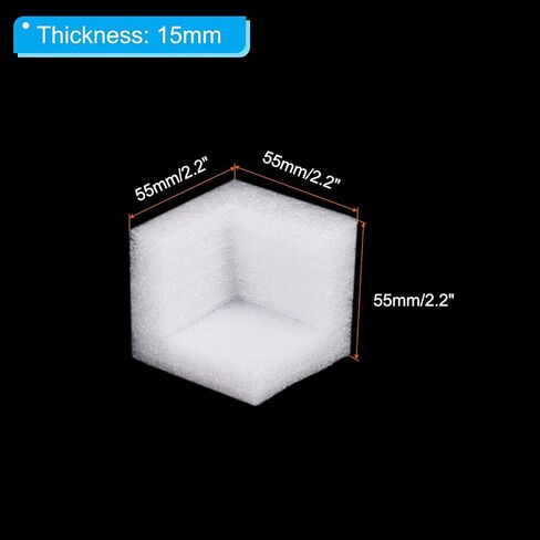 PATIKIL Foam Corner Protector 2.2x2.2x2.2 Inch Polyethylene Edges Guard for Moving Packing Pack of 30 in Saudi Arabia