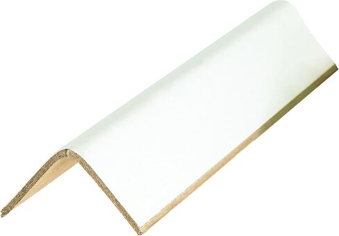 Aviditi Cased Edge Protector, 48" L x 2" W x 2" H, 0.120" Thick, White, Case of 100 (EP2248120BX) in Saudi Arabia