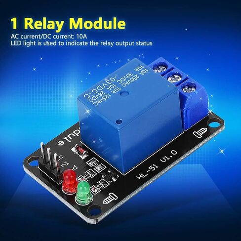 Garosa 3.3V 1 Relay Board Relay Module Electronic Contro Switch Accessories without Optocoupler Blackboard,Module in Saudi Arabia