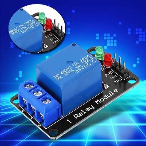 Garosa 3.3V 1 Relay Board Relay Module Electronic Contro Switch Accessories without Optocoupler Blackboard,Module in Saudi Arabia