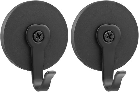 2Pcs Magnetic Garland Wreath Metal Hook Hanger Heavy Duty Front Door Hanging Tool, Damage Free Hooks for Hanging, Suitable for Glass Doors Storm Doors in Saudi Arabia