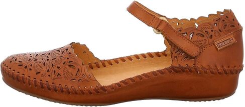 PIKOLINOS P. Vallarta Women’s Semi-Open Shoes | Leather | Hook-and-Loop Closure | Mid Heel | Size UK 2-8 in Saudi Arabia