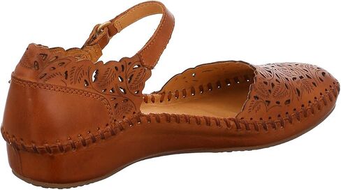 PIKOLINOS P. Vallarta Women’s Semi-Open Shoes | Leather | Hook-and-Loop Closure | Mid Heel | Size UK 2-8 in Saudi Arabia