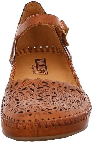 PIKOLINOS P. Vallarta Women’s Semi-Open Shoes | Leather | Hook-and-Loop Closure | Mid Heel | Size UK 2-8 in Saudi Arabia