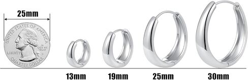 micuco Chunky Gold Hoop Earrings for Women - 18K Real Gold Plated Lightweight Hollow Hypoallergenic Earrings for Women and Girls in Saudi Arabia